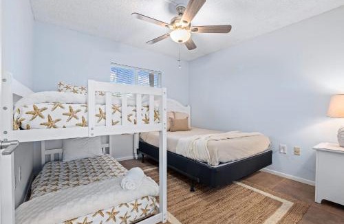 St. Augustine Beach House | Gone Coastal l Ground Floor Condo l Steps to Beach