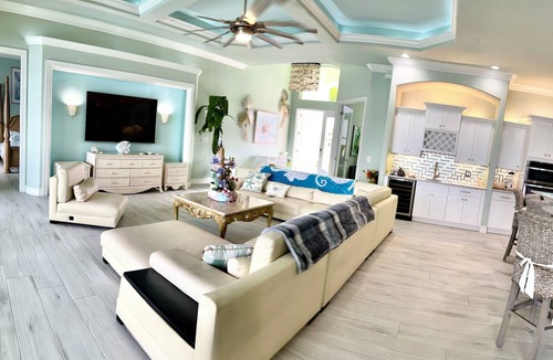 Burnt Store House | Gorgeous 4-bedroom Home with Heated Pool in charming lake Waterfront Cape Coral