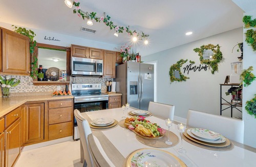 Orchid Lake Village House | Group-Ready Oasis w/Pool & Games in Port Richey