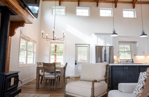 Summerville House | Group Retreat Private Pool BBQ Grill Hot Tub Fire Pit Sauna 15 Acres Sleeps 12