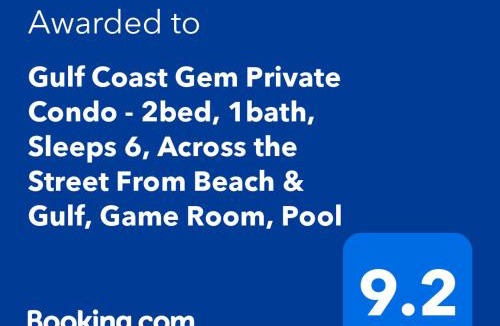 Indian Shores Apartment | Gulf Coast Gem Private Condo - 2bed, 1bath, Sleeps 6, Across the Street From Beach & Gulf, Game Room, Pool