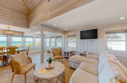Bahama Beach House | Gulf-front beach house with million dollar views, washer/dryer, & central AC
