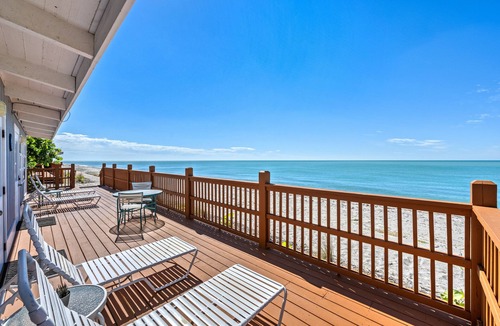 Englewood House | Gulf View Escape on the Beach at Resort with Pool, Kayaks, and More!
