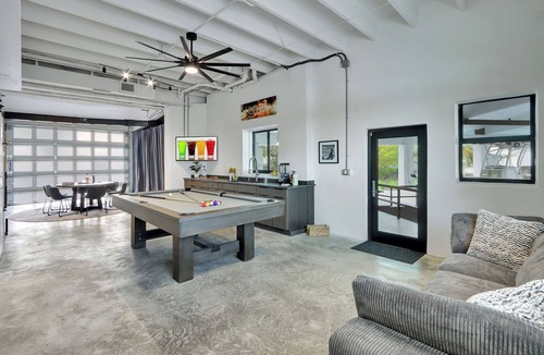 Marathon Villa | Gulfside Waterfront Luxe Estate w/private beach, pool, spa, boat dockage