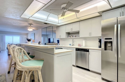 New Smyrna Beach Condo | HA210 Hacienda del Sol 1 ~ Lovely direct beachfront condo.