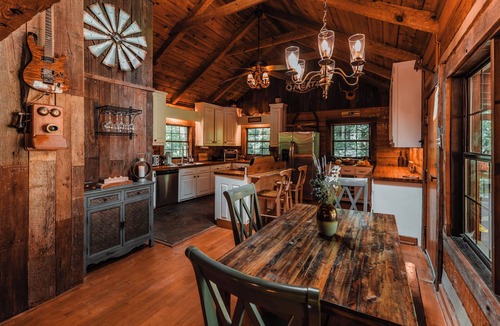 Smoky Mountains Cabin | Handcrafted Creekside Cabin and Playhouse