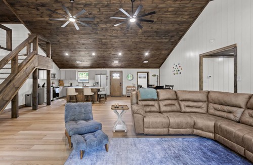 Fair Play House | Hartwell Hideaway | Hot Tub, Dock & Game Room
