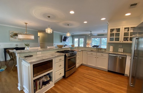 Isle of Palms House | Heaven on the Island: Private Pool, Golf Course Views, Close to Beach & Marina!