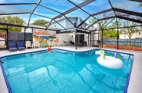 Largo House | Hibiscus16 Heated Pool, Near Beach, Farmer Markets, Tampa, Clearwater, Pinellas Park, Pickleball, Tennis