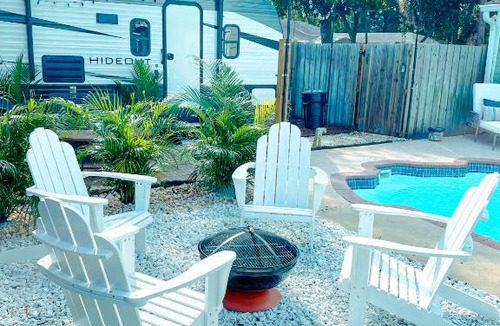 Gulfport Other | Hideout by the Sea with saltwater pool + dog friendly yard