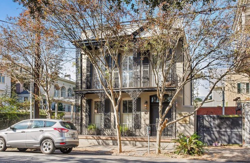 Historic Downtown Savannah House | Historic 2 Story Home w/Balcony, Parking on Calhoun Square by Lucky Savannah