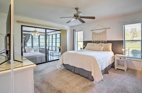 Sugarmill Woods House | Homosassa Getaway - Patio, Golf Course Views!