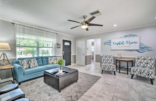 Crystal River House | Hot Tub and Game Room Crystal River Retreat!