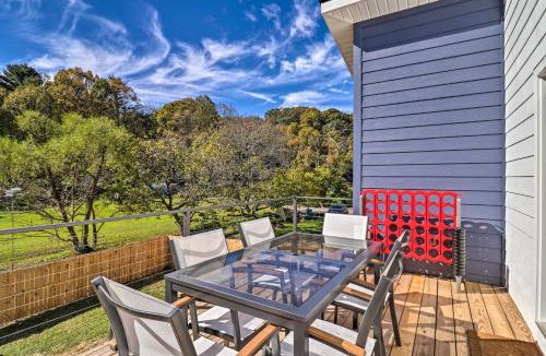 Asheville House | Hot Tub & Fire Pit: Chic Asheville Oasis