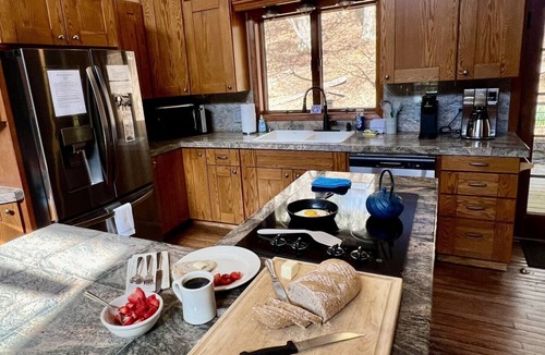 Fairview House | Hot tub, Game room, Rustic elegance, Fresh eggs, Private, 10 miles to AVL.