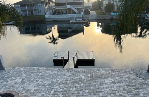 Spring Hill House | House on the canal with game room and beach volleyball!