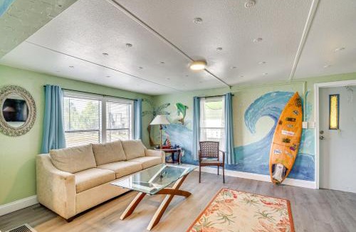 Vista Del Mar House | Hudson Home with Dock on Canal about 1 Mi to Beach!