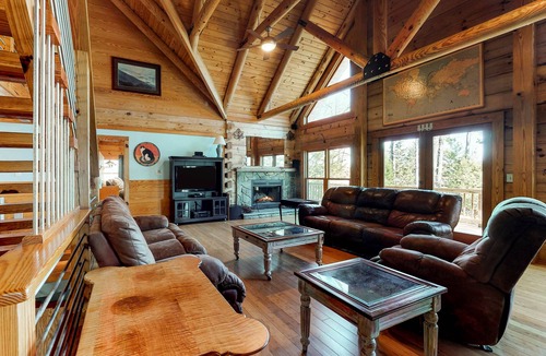 Batesburg House | Huge, Dog-Friendly Waterfront Cabin w/ Private Dock and a Play Structure