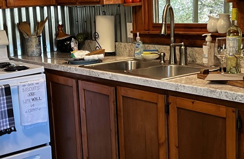 Ellijay Cottage | Huge Level Yard, Private Deep Creek on Noisy Creek 1/1