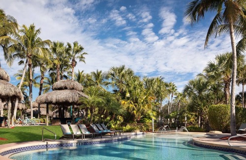 Estero Condo | Hyatt Coconut Cove- Luxurious two-bedroom villa with a private balcony.