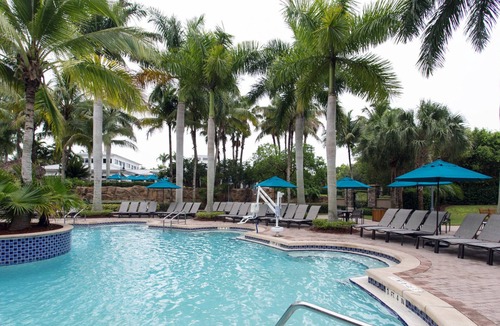 Estero Condo | Hyatt Coconut Cove- Luxurious two-bedroom villa with a private balcony.
