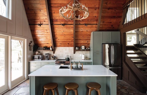 Dillard House | Iconic A-Frame Haven Sleeps 8 Fire Pits