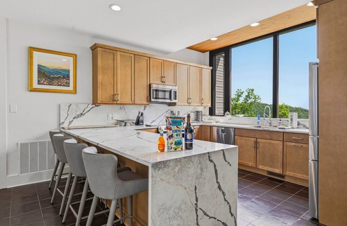 Asheville Villa | Iconic Luxe AVL Retreat: Views|HotTub| Sauna|Cinema