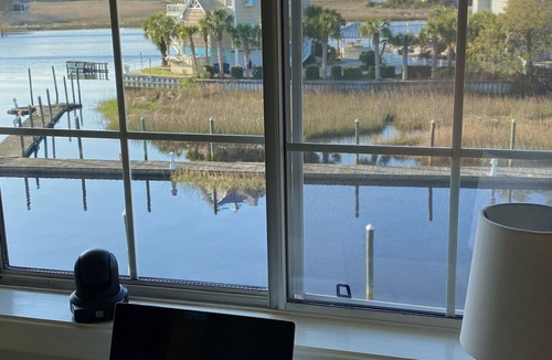 Little River Condo | Intracoastal Direct Waterfront Views 2B-2B Condo Quiet Golf Community