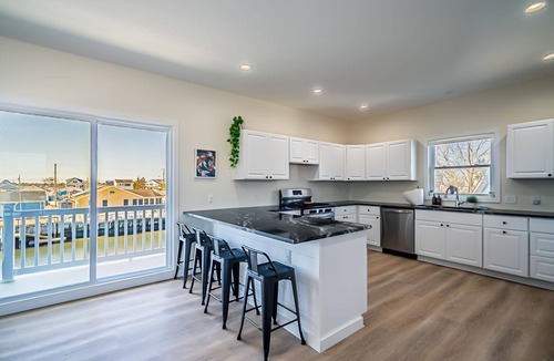 Mystic Island House | Lagoon Home with Dock + Bar -Near Calm, Kid-Friendly Beach