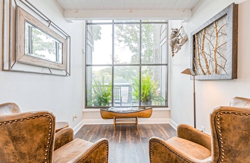 Blairsville House | Lake Front, Mtn view, Dock, Hot Tub, Game Room, Fire pit, Canoe, Paddle boards