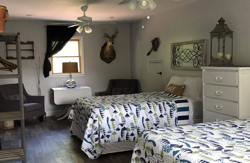 Lavonia House | Lake Hartwell Barn house on acreage with private swim dock. Dog friendly.