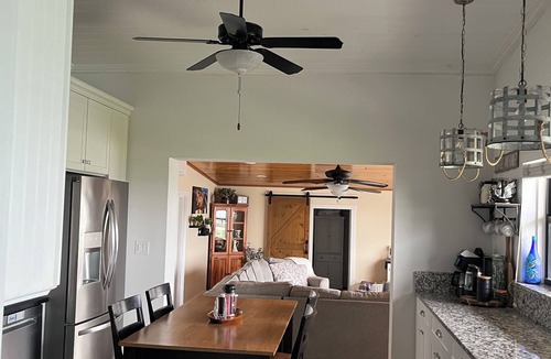Sebring House | Lake Jackson beachfront home w/dock, pool table, close to restaurants/shops