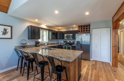 Tuckasegee House | Lakefront 5BR Private Dock, boats Hot Tub, Game Room, EV Charger, Near WCU/Sylva