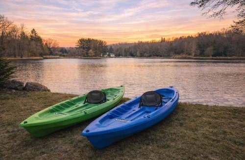 Mills River House | Lakefront Cabin & Cozy Lakeview Cottage