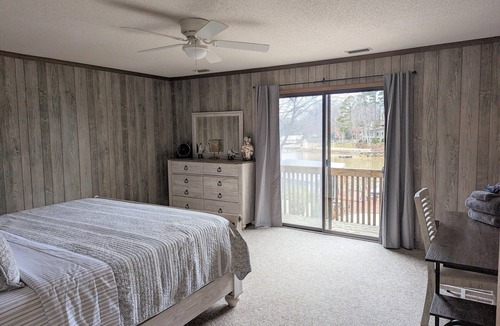 Southmont House | Lakefront Home with Saltwater Pool, Hot Tub, Firepit, Kayaks. Pet Friendly
