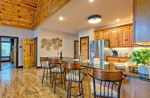 Blairsville House | Lakefront Luxury w/Dock + Fenced Yard