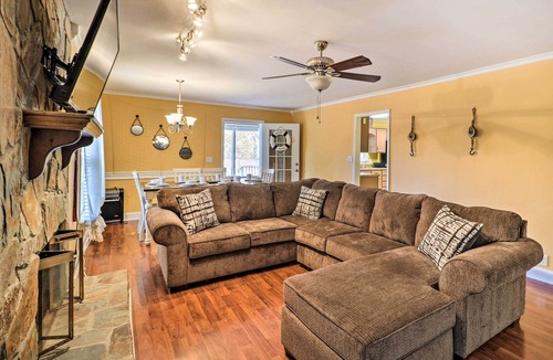 Macon House | Lakefront Macon Home w/Pool, Dock & Fishing!