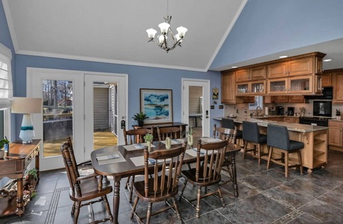Newberry Shores House | Lakefront Retreat | Dock + Sunset Views