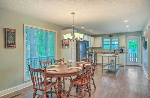 Milledgeville Cottage | Lakefront Retreat w/Deep Water + Great Views!