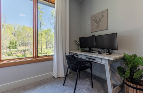 Nebo House | Lakeways A-Frame Near Lake James Game Room · Gym · Golf · Fire Pit · Sleeps 10