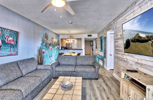 Sunset Beach Condo | Land's End 202-11, Beach front, Close to Pool!