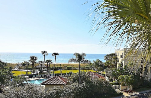 Sunset Beach Condo | Land's End 407 building 1 Two large balconies|Across from Pool|GULF VIEWS!