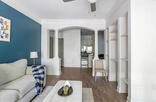 Buckhead Apartment | Landing | Chic 1BD, Tennis Court, Game Room