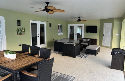 Palm Coast House | Large Charming House with Heated Pool and Outdoor Living