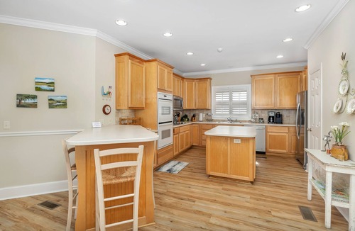 East Beach House | Large Home with Pool, Kids' Play Den and Steps to Beach