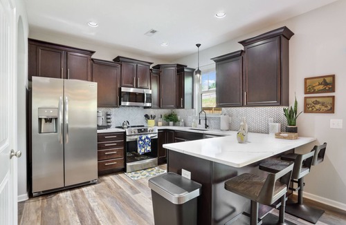 Fountain Inn House | Large luxe home with gorgeous outdoor spaces and hot tub