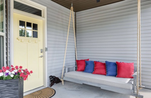 Fountain Inn House | Large luxe home with gorgeous outdoor spaces and hot tub