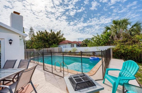 River Point House | Large pool home and blocks away from the beach