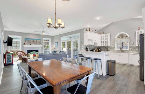 Savannah Beach House | Large Tybee Home With Private Pool, Walk to Beach