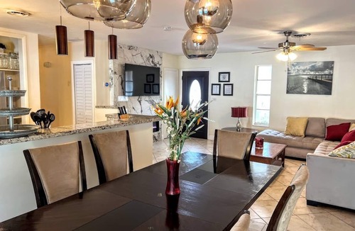 Ludlam House | Laurel House Miami, Spacious Pool home, Billiards, Tiki, BBQ